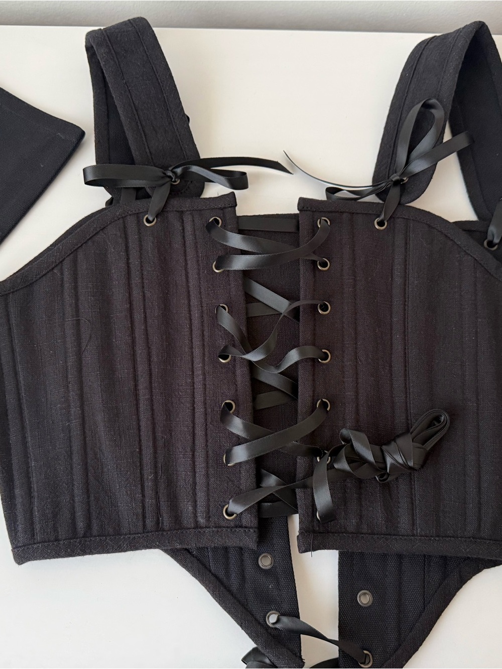 French Meadows black corset top size small - Picture 3 of 4